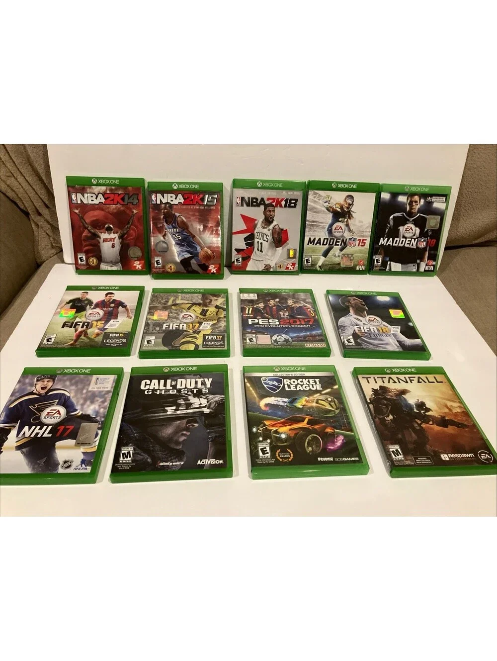 Microsoft Xbox One Games Lot 13 Call Of Duty, Madden, Fifa, NBA 2K And More!